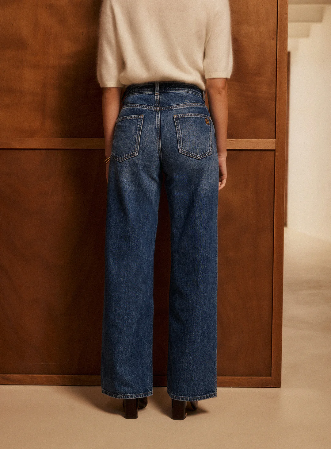 Jean wide Prune - Image 5