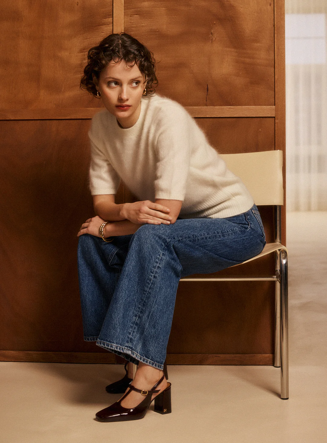 Jean wide Prune - Image 8