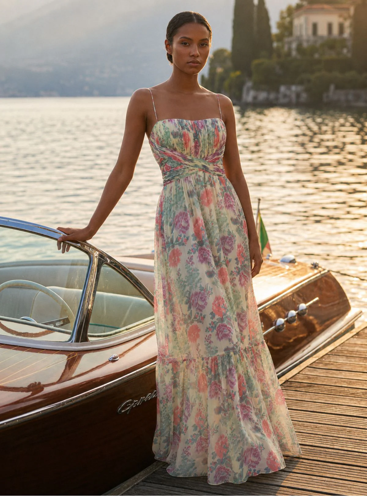 Robe en soie Elena