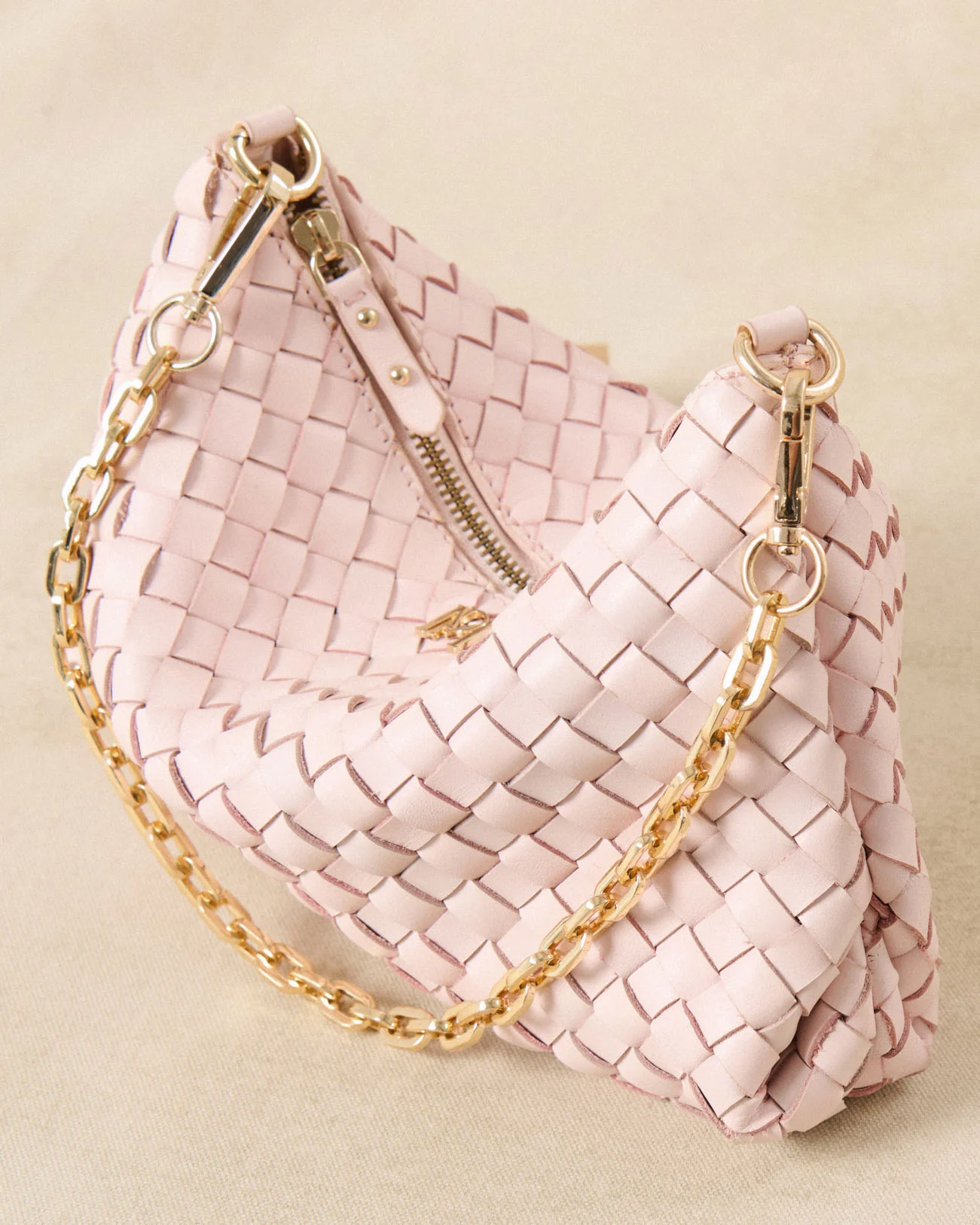 Sac Violette petit tressé - Image 2